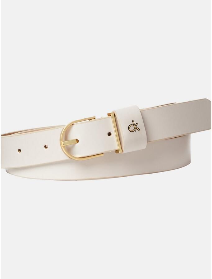 Calvin Klein Leren riem CK METAL LOOP ROUND BUCKLE 25MM - Foto 3