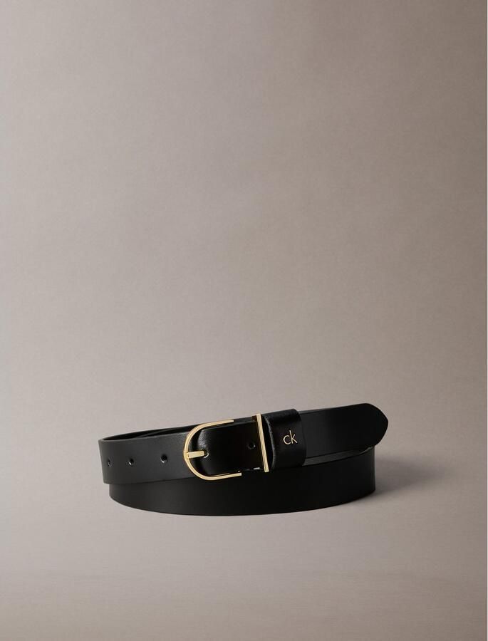 Calvin Klein Leren riem CK METAL LOOP ROUND BUCKLE 25MM - Foto 5