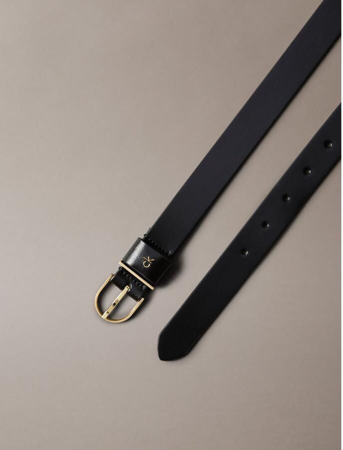 Calvin Klein Leren riem CK METAL LOOP ROUND BUCKLE 25MM - Foto 4