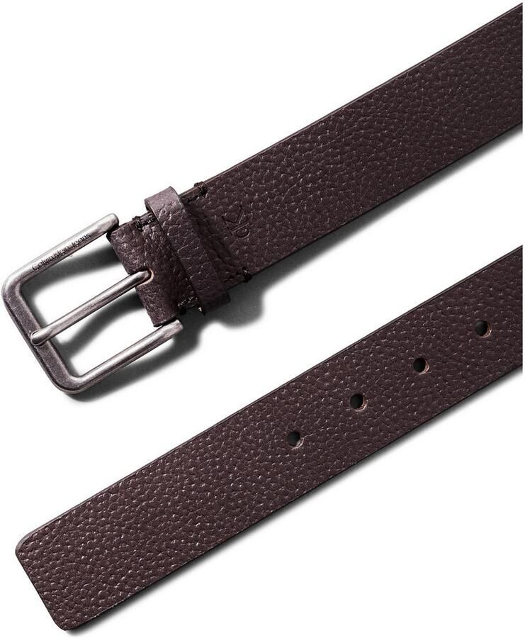 Calvin Klein Leren riem CLASSIC CASUAL BELT 35MM Logoprand eenvoudige doornsluiting