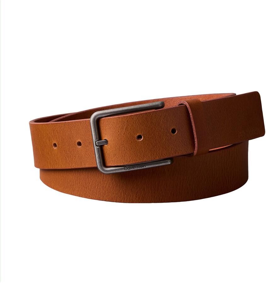 CK Calvin Klein Leren riem met doornsluiting model 'WARMTH BUCKLE'