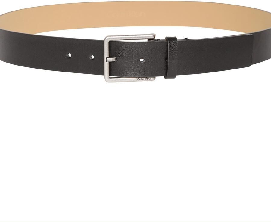 CK Calvin Klein Leren riem met doornsluiting model 'WARMTH BUCKLE'