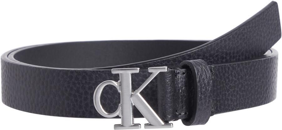 Calvin Klein Smalle leren logogordel Zwart Black Heren - Foto 3