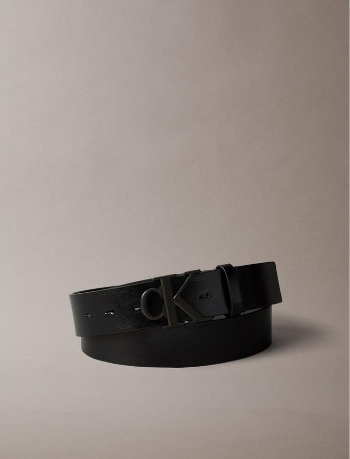 Calvin Klein Leren riem MONOGRAM BUCKLE 35MM In grootte verstelbaar