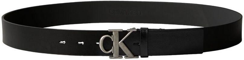 Calvin Klein Leren riem MONOGRAM BUCKLE 35MM In grootte verstelbaar - Foto 3