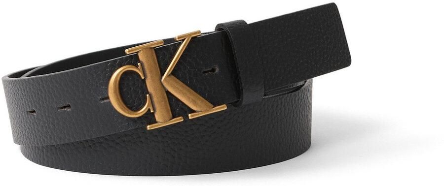 Calvin Klein Leren riem MONOGRAM BUCKLE FIXED BELT 35MM - Foto 6