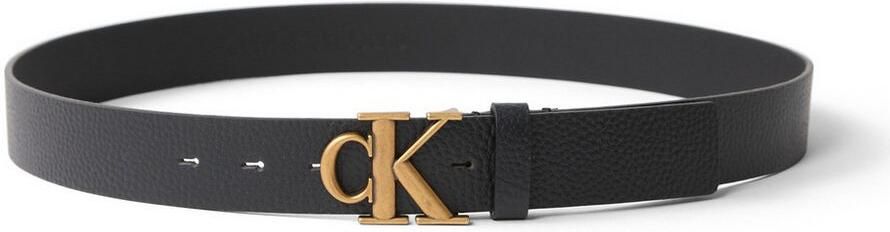 Calvin Klein Leren riem MONOGRAM BUCKLE FIXED BELT 35MM - Foto 5