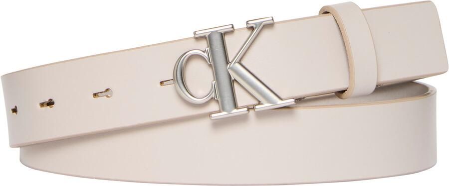 Calvin Klein Leren riem Monogram Plaque Buckle 25MM - Foto 6