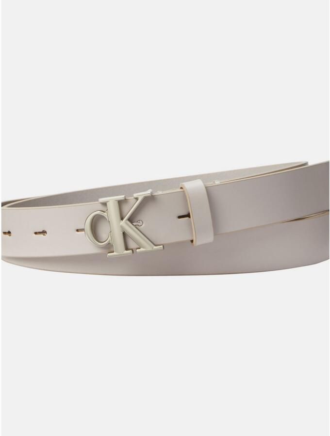 Calvin Klein Leren riem Monogram Plaque Buckle 25MM - Foto 2