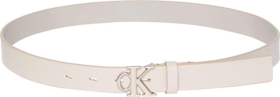 Calvin Klein Leren riem Monogram Plaque Buckle 25MM - Foto 5