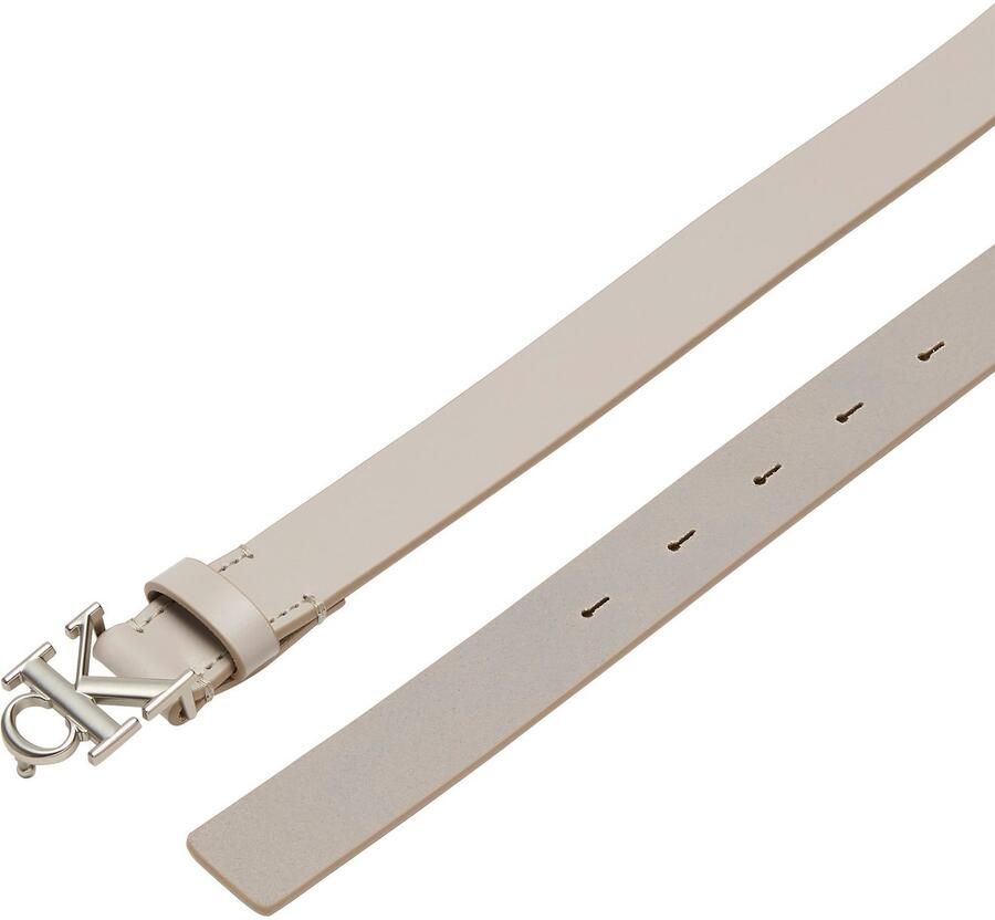 Calvin Klein Leren riem Monogram Plaque Buckle 25MM