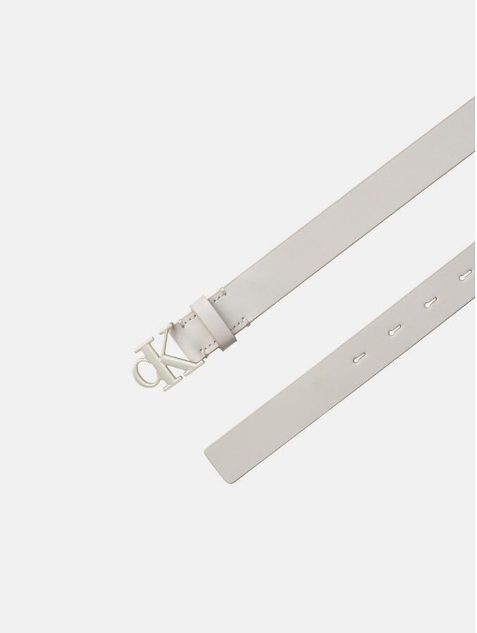 Calvin Klein Leren riem Monogram Plaque Buckle 25MM - Foto 4