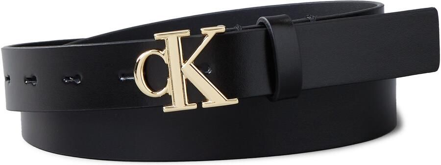 Calvin Klein Leren riem Monogram Plaque Buckle 30MM - Foto 5
