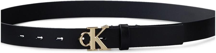 Calvin Klein Leren riem Monogram Plaque Buckle 30MM - Foto 4