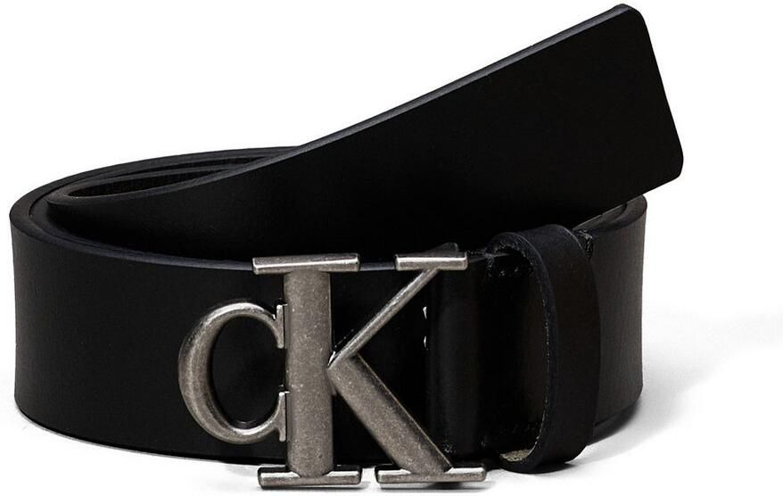 Calvin Klein Leren riem MONOGRAM PLAQUE BUCKLE 35MM - Foto 2