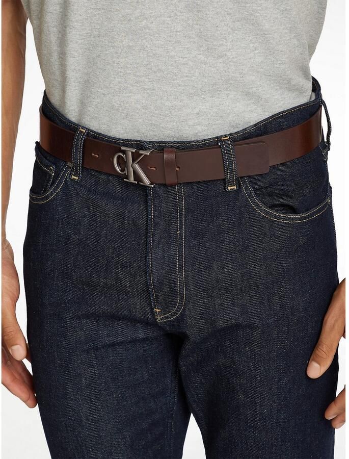 Calvin Klein Jeans Riem ROUND MONO PLAQUE LTHR 35MM K50K512068 - Foto 2