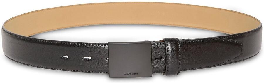 Calvin Klein Leren riem TITLECASE PLAQUE BUCKLE 32MM - Foto 2