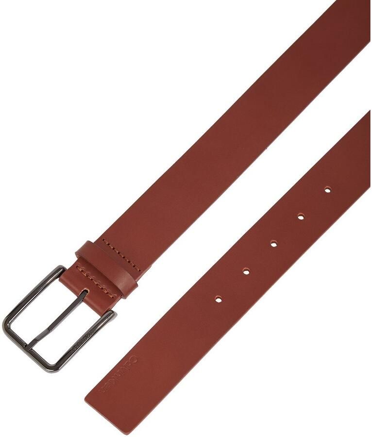 Calvin Klein Leren riem WARMTH 35MM met gestempeld logo