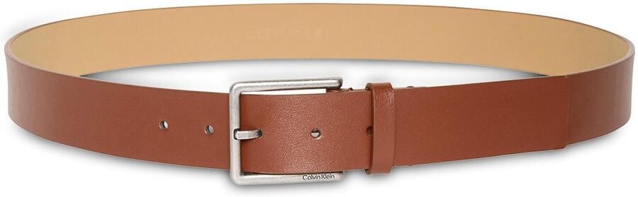 CK Calvin Klein Leren riem met doornsluiting model 'WARMTH BUCKLE'