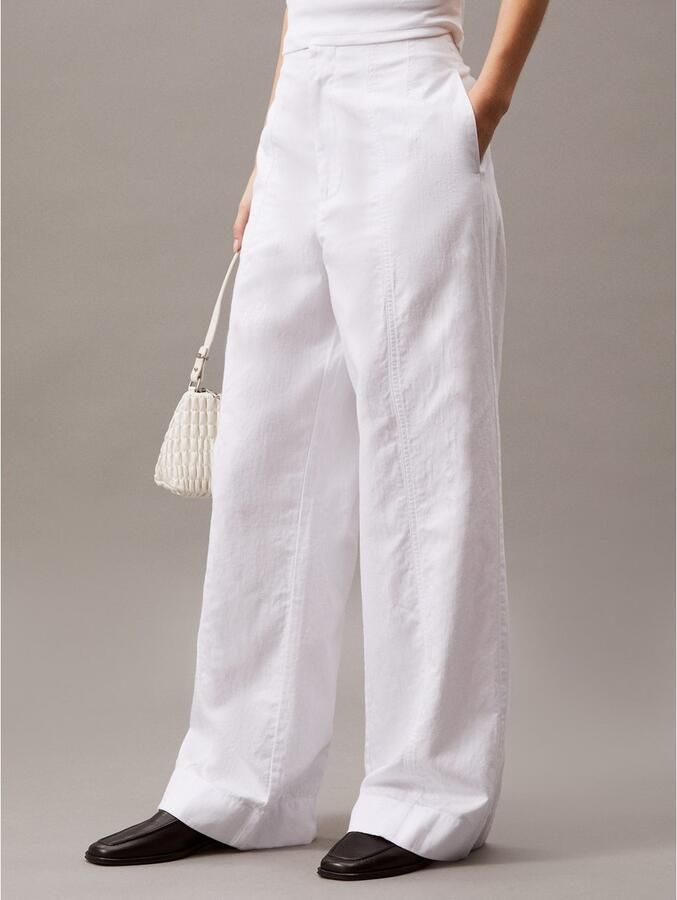 Calvin Klein Linnen broek SOFT LINEN PANT - Foto 5
