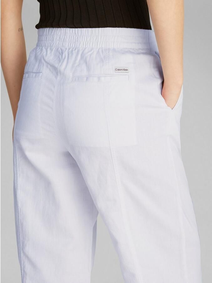 Calvin Klein Linnen broek SOFT LINEN PANT - Foto 6