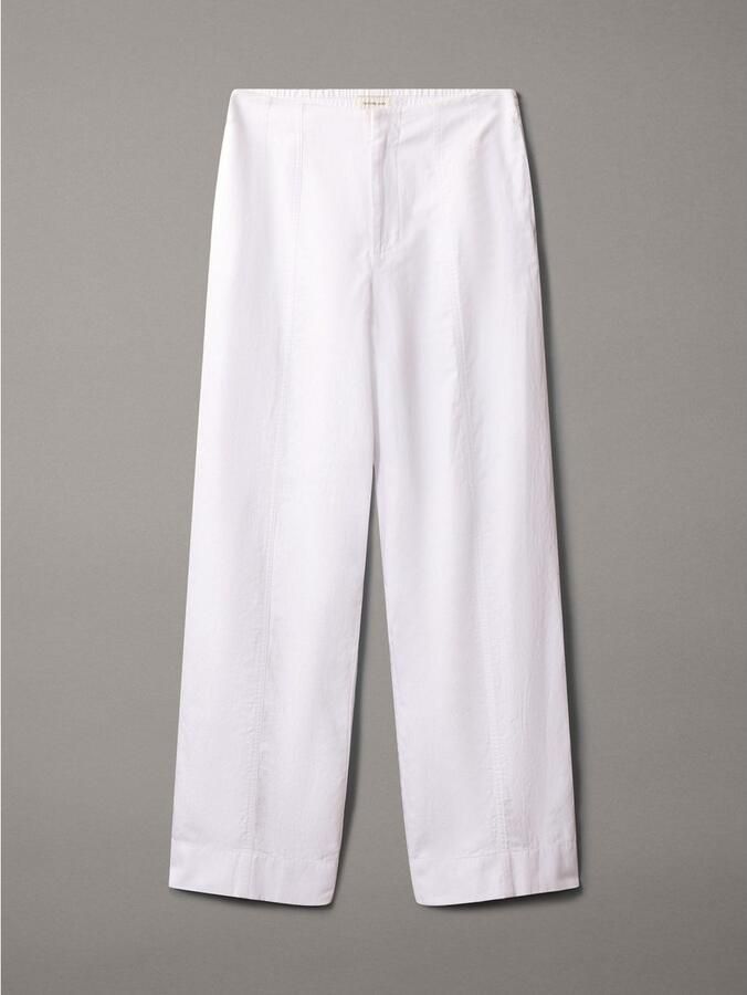 Calvin Klein Linnen broek SOFT LINEN PANT - Foto 8