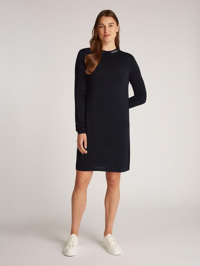 Calvin Klein Maxi-jurk SMOOTH YARN SWEATER DRESS - Foto 4