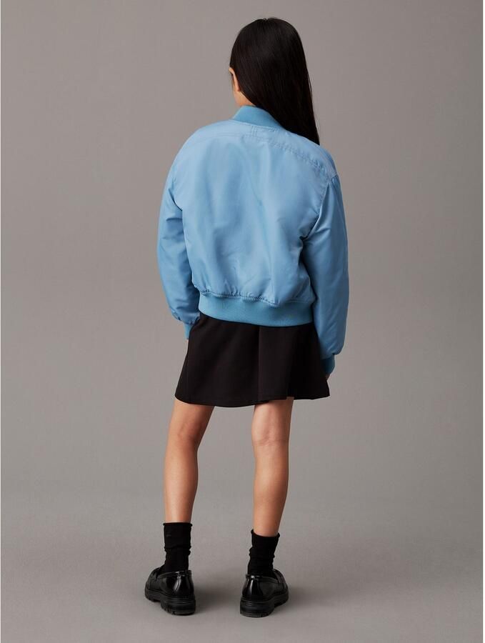 Calvin Klein Minirok LOGO TAPE FLARE PUNTO SKIRT voor kinderen tot 16 jaar met elastische tailleband - Foto 2