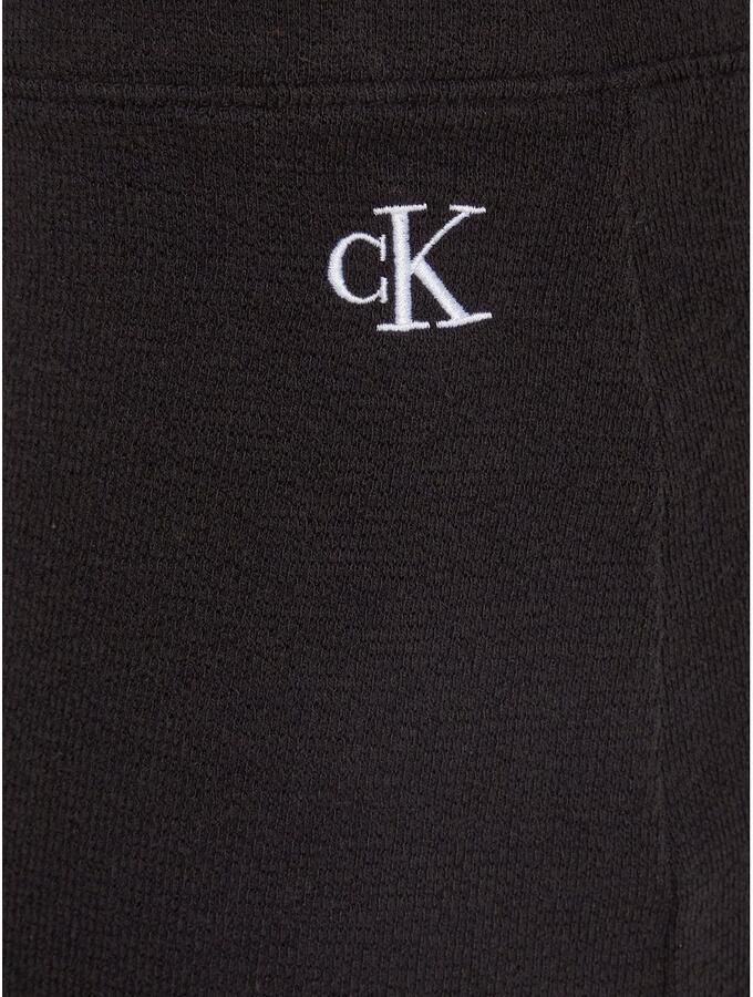Calvin Klein Stretch Mini Rok Zwart Black Dames - Foto 3
