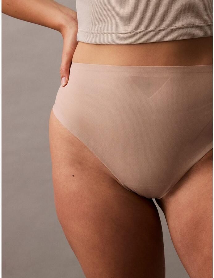 Calvin Klein Modellerende string SCULPTED FIRM MESH THONG met vormend effect shapewear - Foto 3