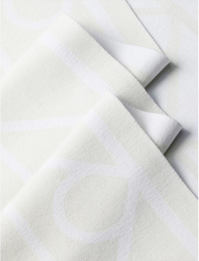 Calvin Klein Modieus sjaaltje AOP JCQ FINE RIB SCARF Perfect voor dagelijks gebruik - Foto 2