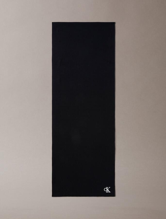 Calvin Klein Modieus sjaaltje CK FINE RIB SCARF met klassiek effen design - Foto 4