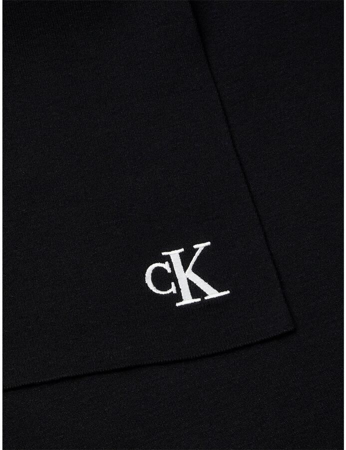 Calvin Klein Modieus sjaaltje CK FINE RIB SCARF met klassiek effen design