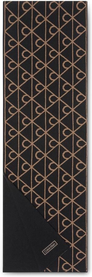 Calvin Klein Modieus sjaaltje EMBLEM ?REVERSIBLE WOOL HW SCARF - Foto 4