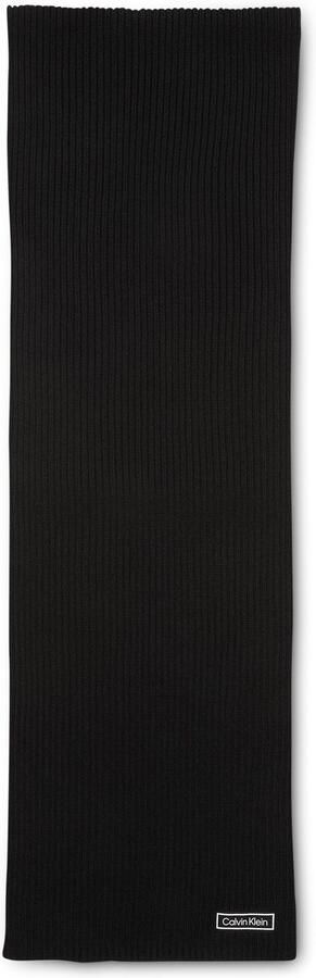 Calvin Klein Modieus sjaaltje PATCH CHUNKY RIB COTTON SCARF - Foto 4