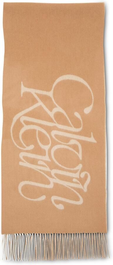 Calvin Klein Modieus sjaaltje SCRIPTED LOGO BRUSHED WOOL SCARF - Foto 4