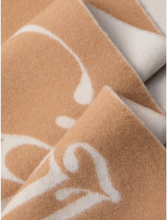 Calvin Klein Modieus sjaaltje SCRIPTED LOGO BRUSHED WOOL SCARF