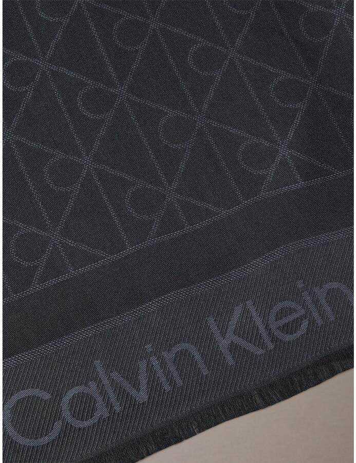 Calvin Klein Jeans Sjaal TONAL AOP MODAL LW SQUARE SCARF LV04D8063G - Foto 2