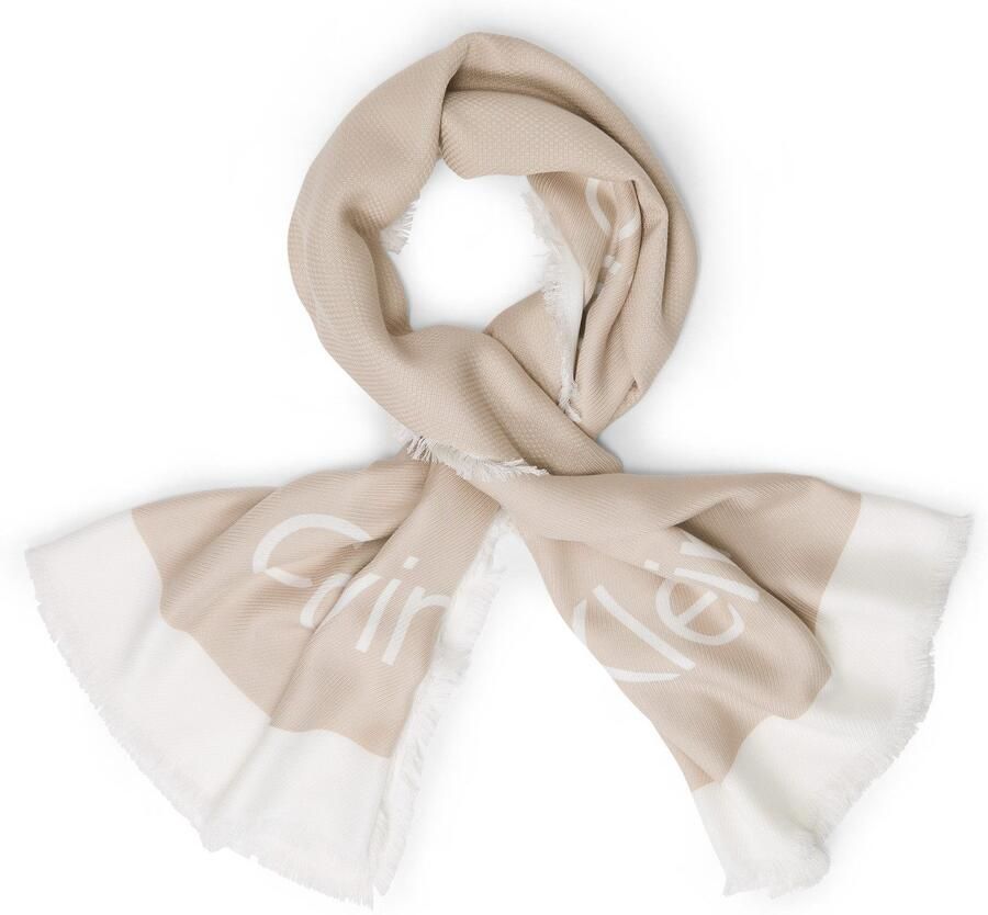Calvin Klein Modieuze sjaal BOLD LOGO CONTRAST SCARF - Foto 6