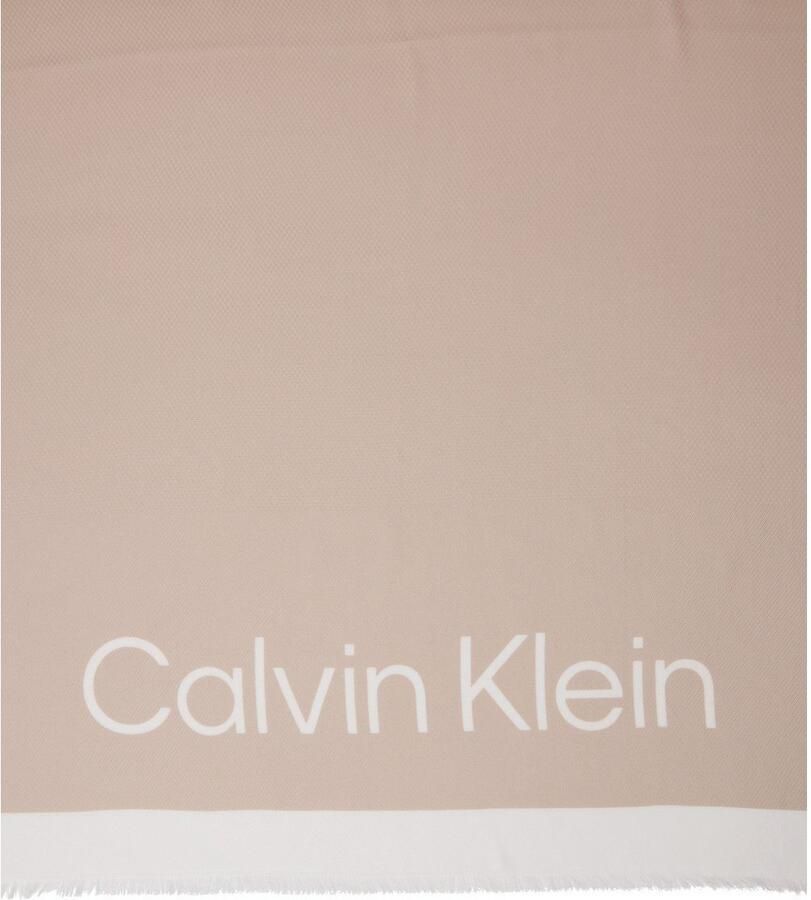 Calvin Klein Modieuze sjaal BOLD LOGO CONTRAST SCARF - Foto 2