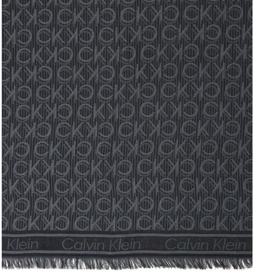Calvin Klein Modieuze sjaal Monogram Jaquard Schal - Foto 2