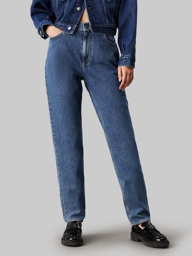 Calvin Klein Blauwe Katoenen Denim Jeans en Broeken Blue Dames - Foto 5