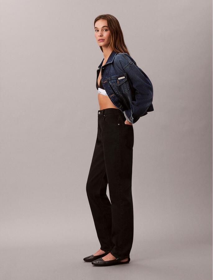 Calvin Klein Mom jeans NIEUWE MOM JEANS met merklabel op de tailleband - Foto 2