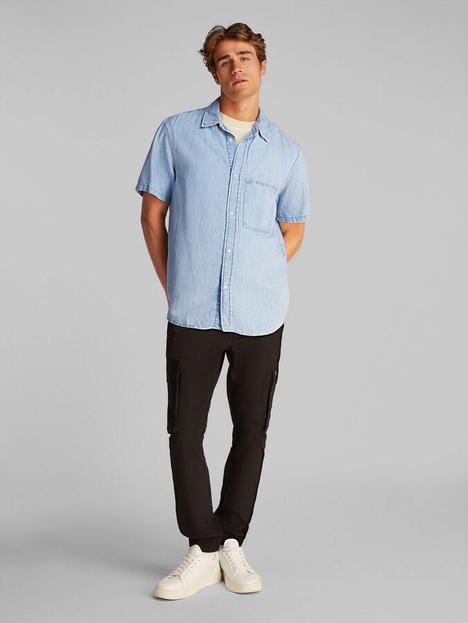 Calvin Klein Overhemd met korte mouwen REGULAR SS DENIM SHIRT - Foto 3
