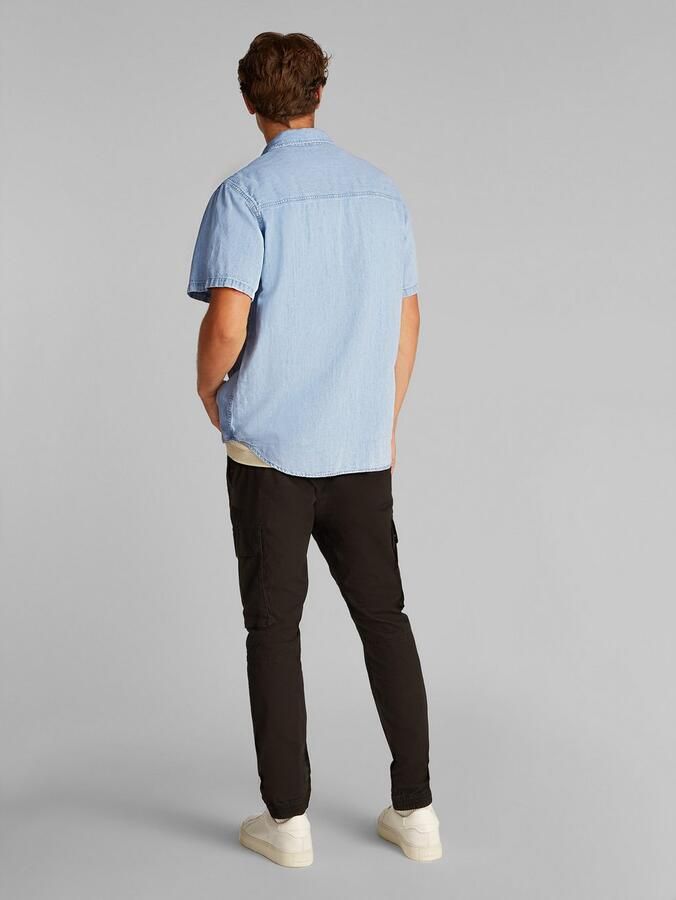 Calvin Klein Overhemd met korte mouwen REGULAR SS DENIM SHIRT - Foto 4