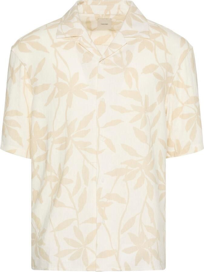 Calvin Klein Overhemd met korte mouwen SS CMP CLLR AP LNN R - Foto 7