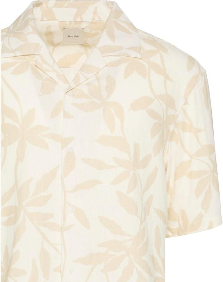 Calvin Klein Overhemd met korte mouwen SS CMP CLLR AP LNN R - Foto 2