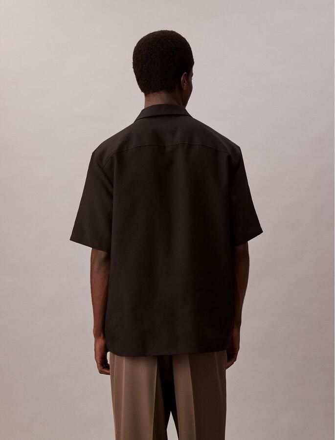 Calvin Klein Overhemd met korte mouwen SS TRVLR LNN CMP ESY - Foto 5