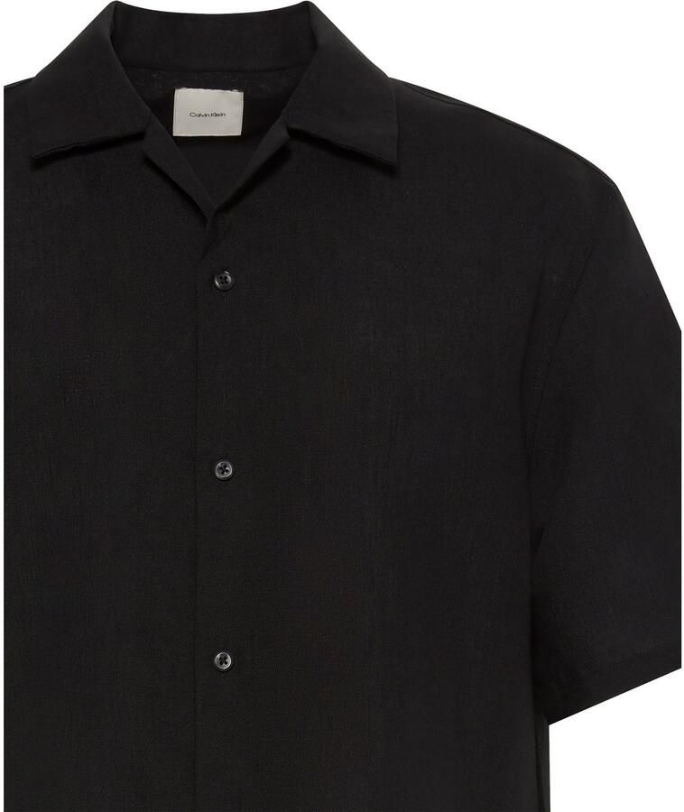 Calvin Klein Overhemd met korte mouwen SS TRVLR LNN CMP ESY - Foto 2