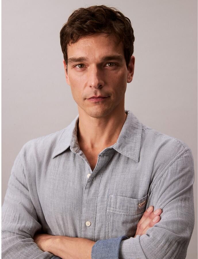 Calvin Klein Overhemd met lange mouwen CASUAL CLASSIC Met een ronde hals - Foto 3